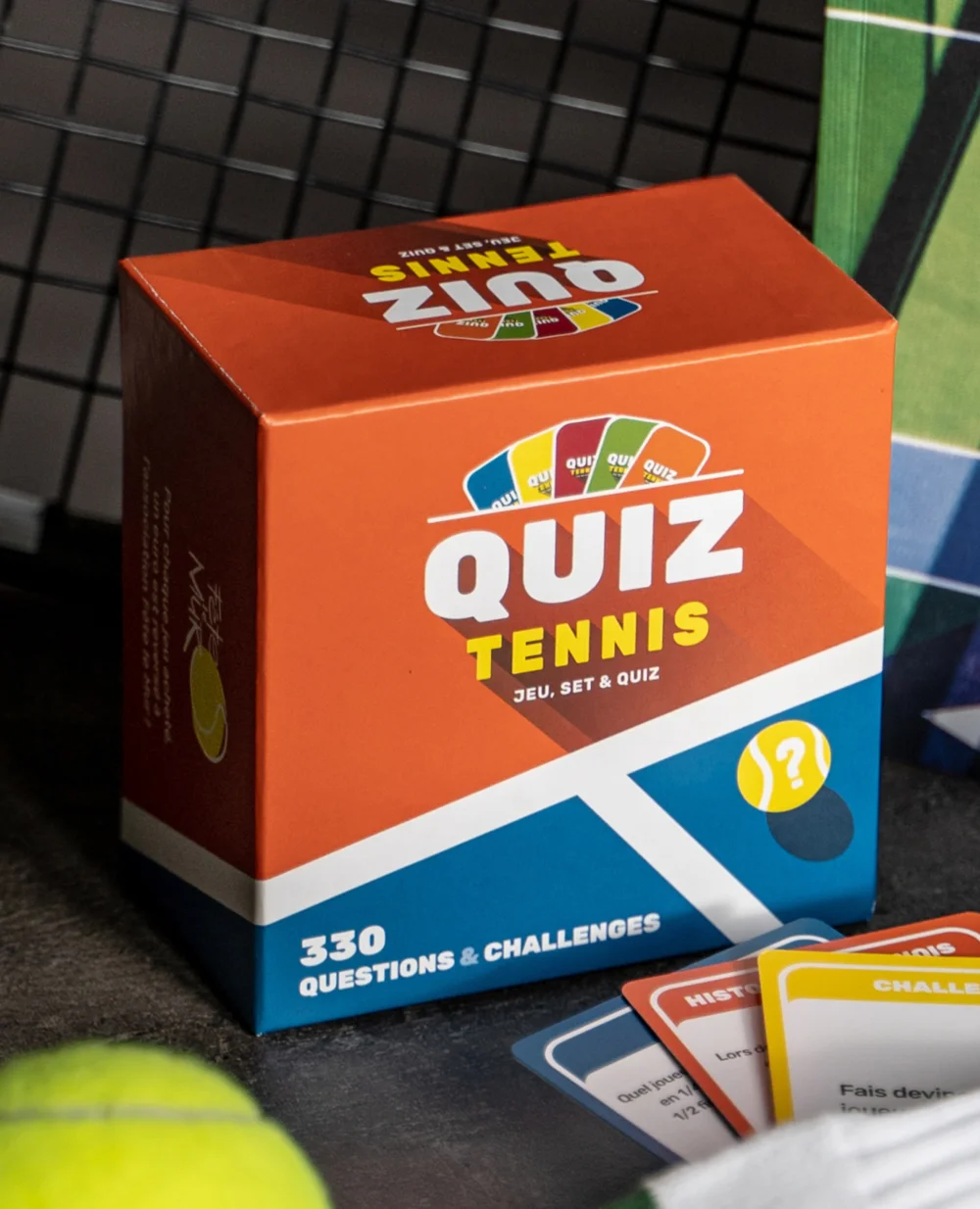 Quiz Tennis game packaging