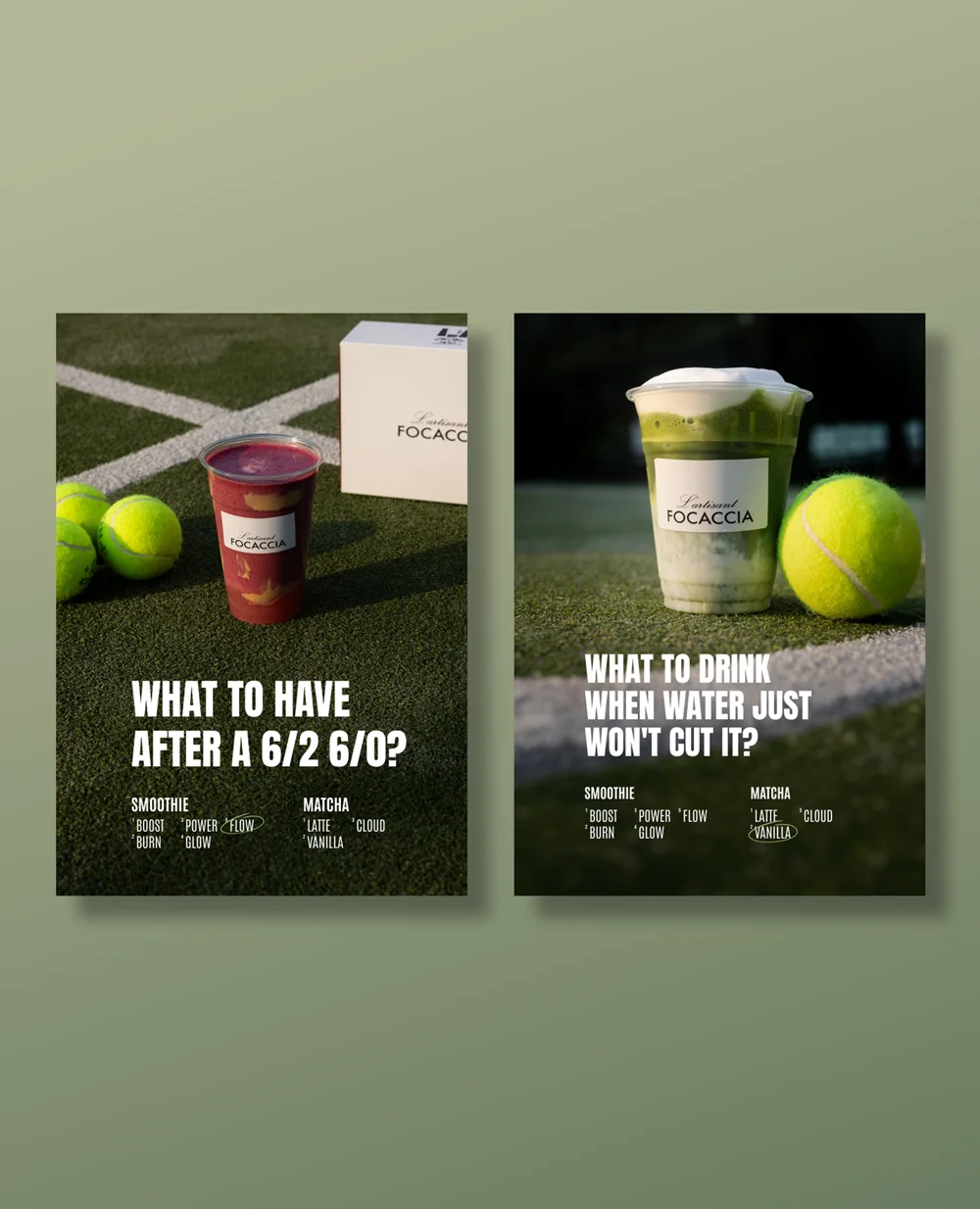 Focaccia promotional posters